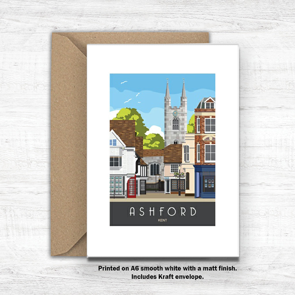 Ashford A6 Greeting Card