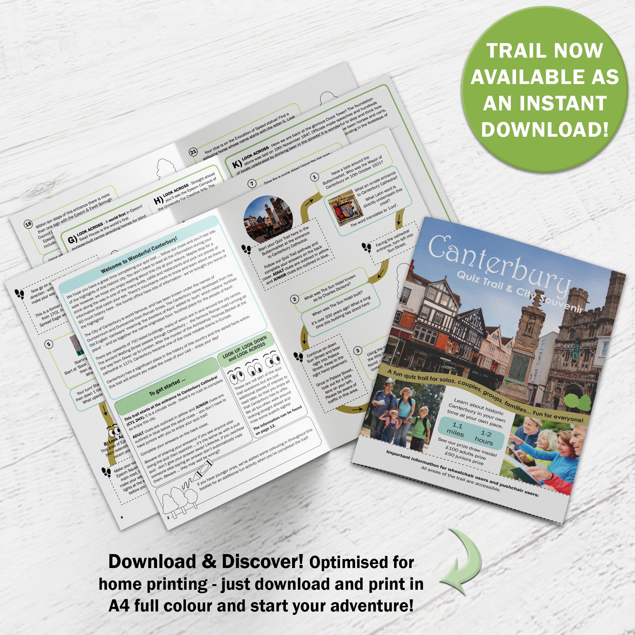 Canterbury Quiz Trail - Download and Print At Home!