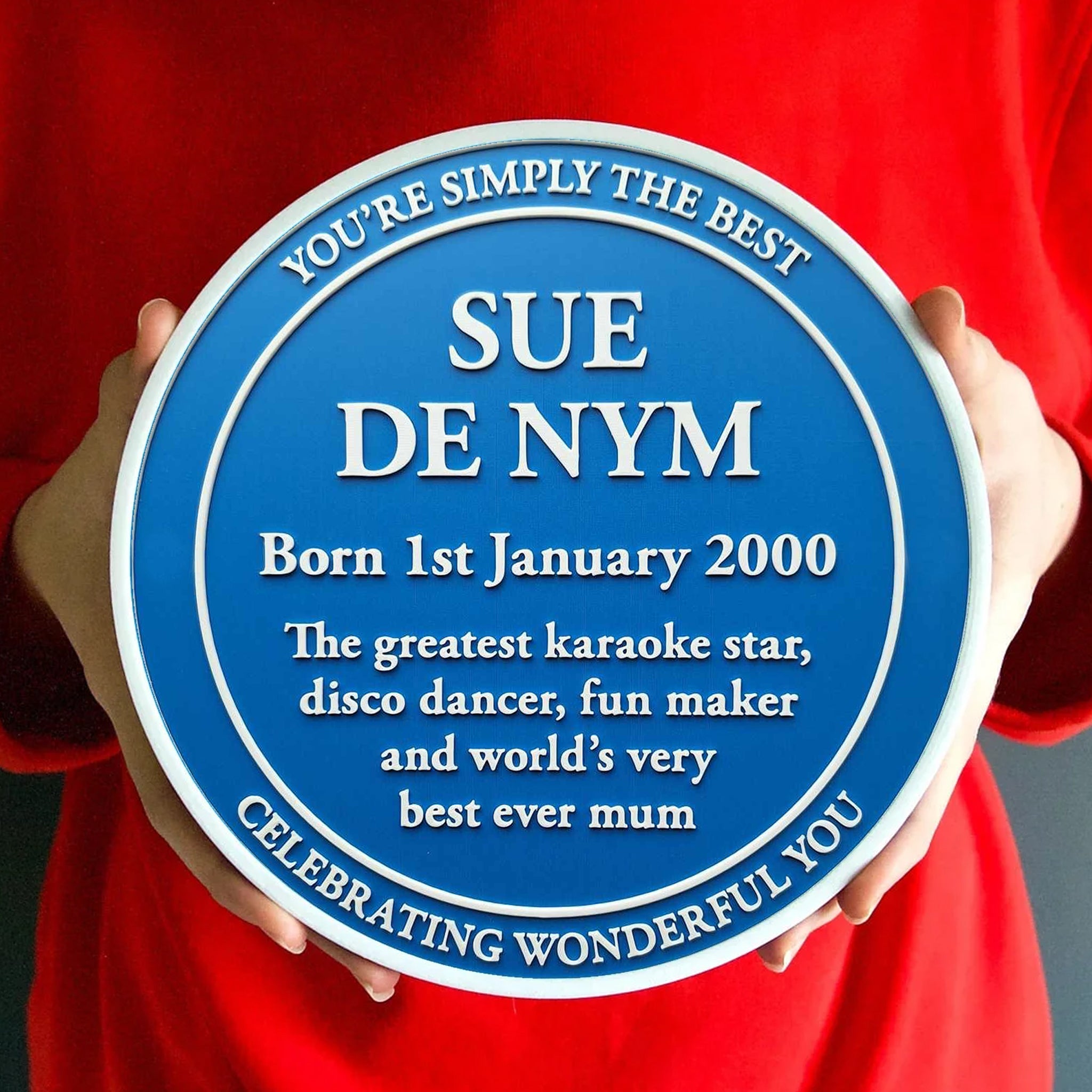 Classic Blue Plaque - 2