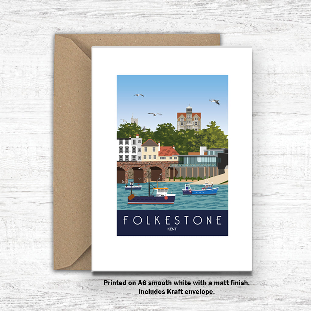 Folkestone A6 Greeting Card