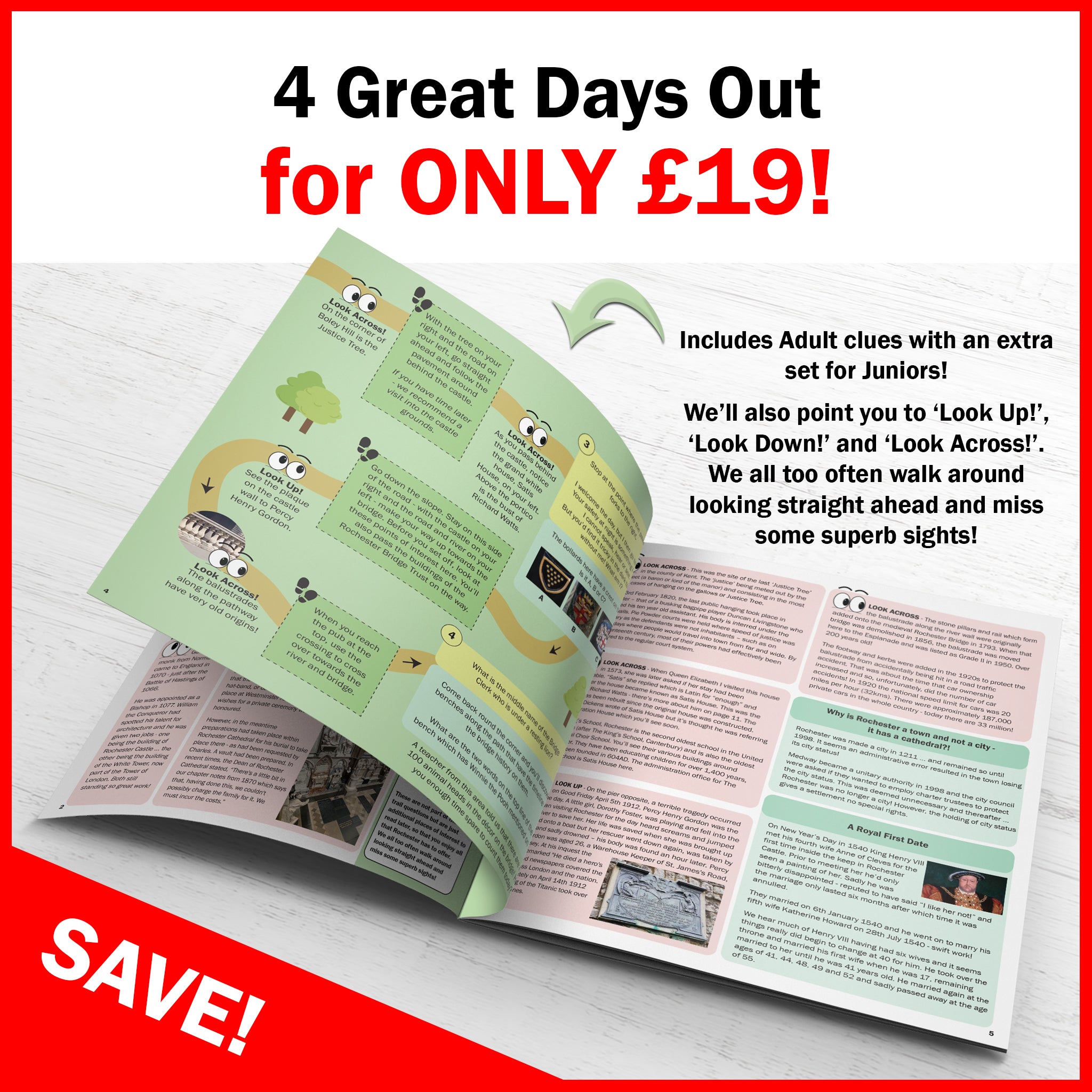 Choose any 4 Kent Quiz Trails for ONLY £19!