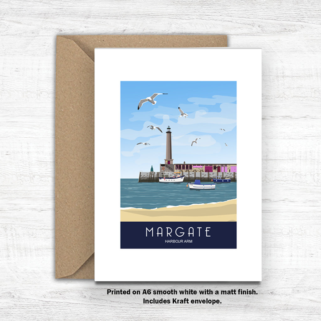 Margate A6 Greeting Card 