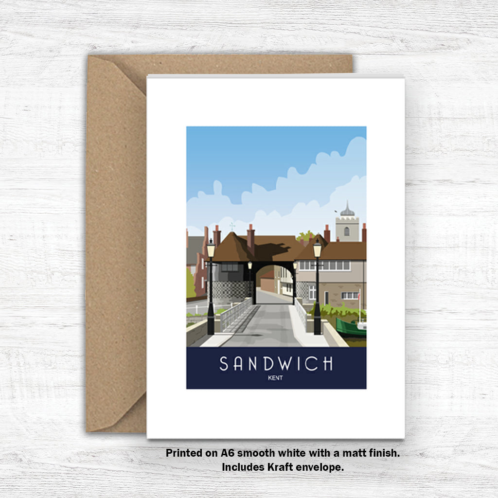 Sandwich A6 Greeting Card