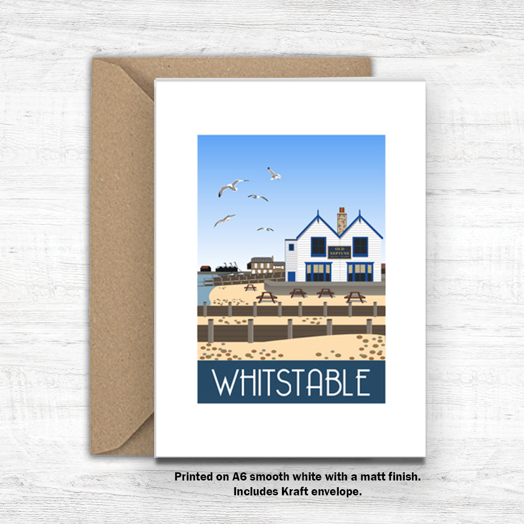 Whitstable A6 Greeting Card