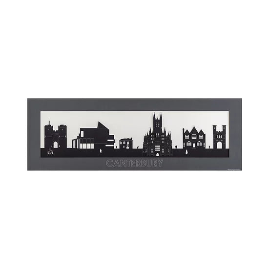 Canterbury - Skyline Papercut Craft Print