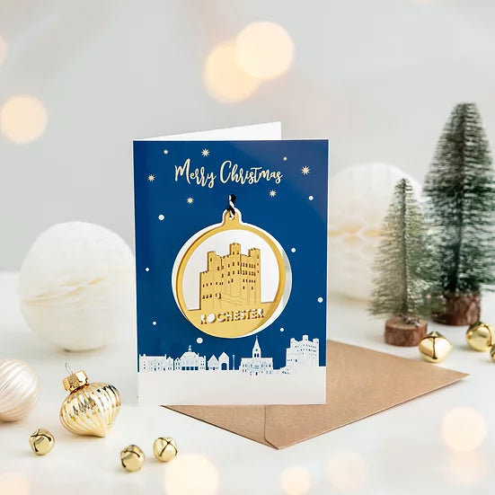 Rochester - Bauble Christmas Card