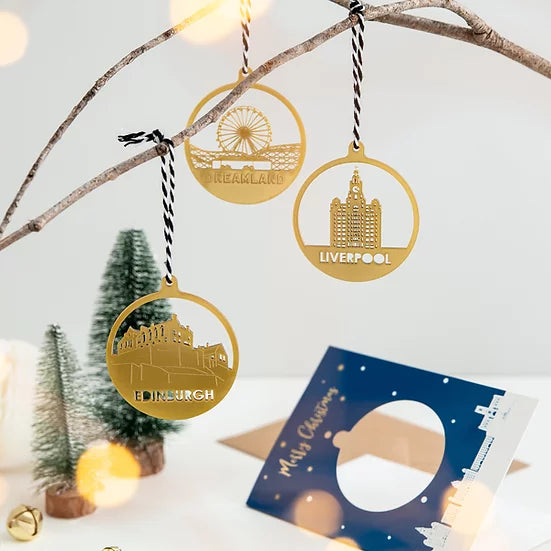 Rochester - Bauble Christmas Card