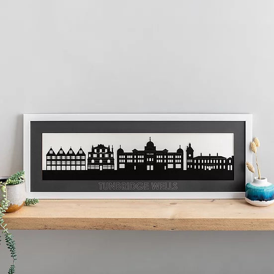 Tunbridge Wells - Skyline Papercut Craft Print