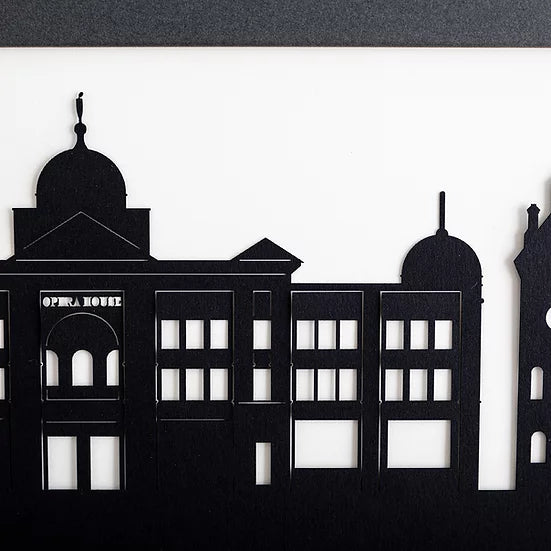 Tunbridge Wells - Skyline Papercut Craft Print