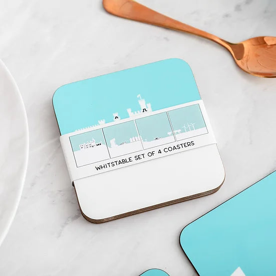 Whitstable - Set of 4 Skyline Coasters